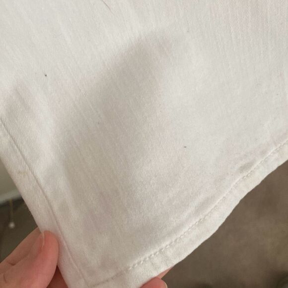 Madewell Kick Out Crop Jeans in‎ Pure White Size 33 NWT - Picture 7 of 13